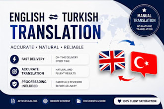 translate english to turkish and turkish to english manually