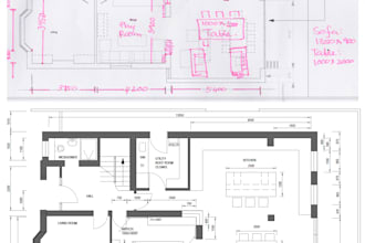 create 2d cad plans from hand sketches