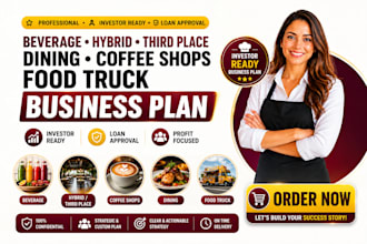 beverage first hybrid third place dining coffee shops food truck business plan