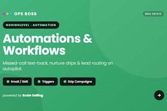 set up your gohighlevel CRM, automations and workflows