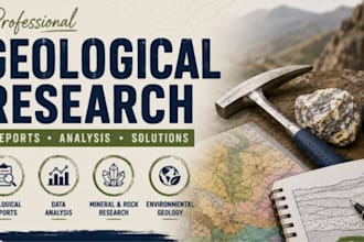 provide geological research and report writing
