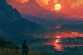 design fantasy album cover art with amazing effects