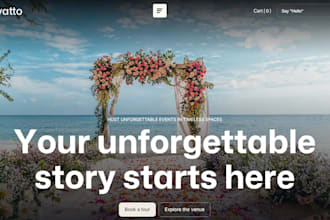 design wix event rental booking website wix wedding decor furniture rental site