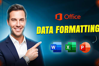 professionally format word, excel and powerpoint files