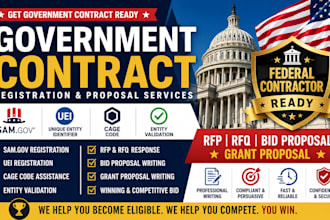 register sam gov uei cage code and write winning rfp rfq grant proposals