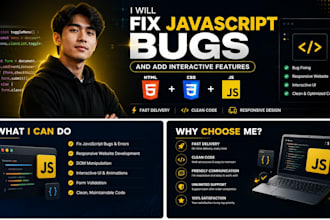 fix javascript bugs in your website