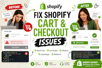fix shopify add to cart button, cart drawer and checkout errors