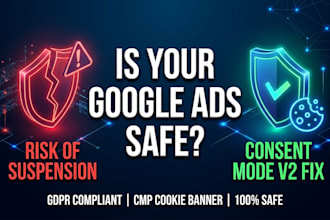 fix google ads suspension with consent mode v2 and cmp cookie banner