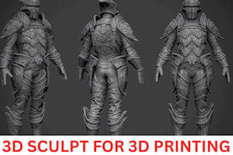 sculpt character, miniatures, molding, statue, 3d model and 3d printing