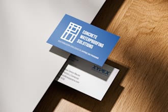 design a professional and print ready business card