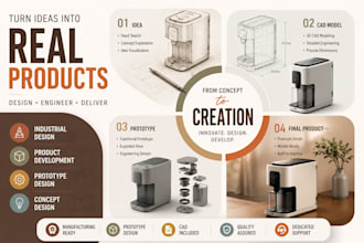 develop product design industrial design product development prototype concept