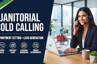 cold call janitorial and cleaning leads to book you appointments, cold calling