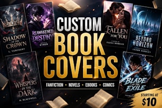 design a professional book cover