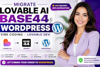 migrate lovable ai base44 to wordpress vibe coding lovable dev