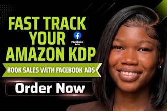 do amazon KDP book launch marketing and ebook promotion with facebook ads