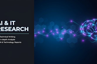 do comprehensive technical research on ai and IT topics