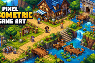 pixel isometric, isometric pixel art, background, pixel game art, pixel tileset