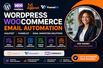 wordpress woocommerce mailpoet funnelkit email newsletter, campaign automation