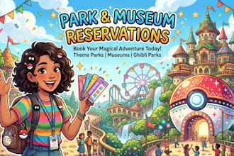 book pokepark kanto tickets, pokemon forest, ghibli museum, ghibli park