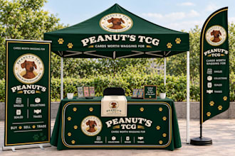 design tent, table cover, flag and canopy tent