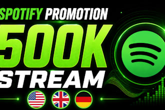 spotify music promotion, USA spotify promotion organic listeners