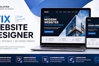 design and redesign wix website setup wix online website