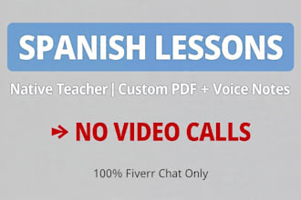 be your native spanish teacher for conversation practice