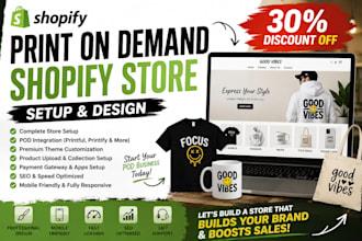 setup print on demand shopify store, shopify print on demand shopify design