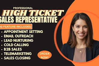 commission based sdr b2b sales rep cold calling online sales closer saas sales