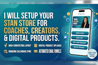 setup stan store for coaches creators and digital products