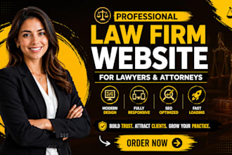 design an attorney portfolio website
