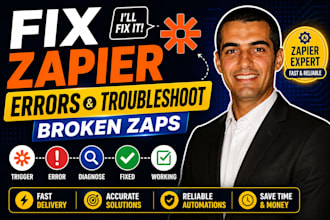 fix zapier errors and troubleshoot broken zaps