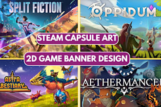 do steam capsule steam capsule cover art banner steam game art 2d game