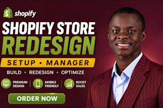 redesign shopify store set up shopify website redesign shopify store manager