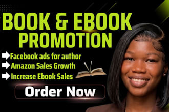 do amazon KDP book promotion, ebook marketing and book launch campaign marketing