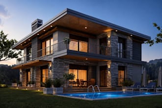 floor plan, render, visual design