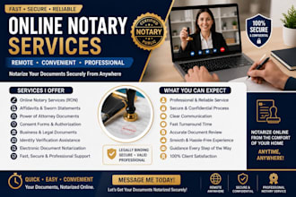 online virtual notary affidavit notarization usps form 1583 legal documents poa