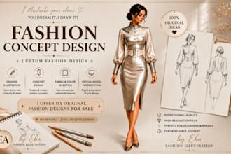 original fashion concepts and virtual model presentations