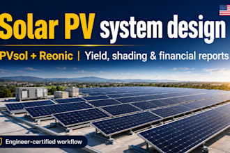 design solar pv system plans using pvsol and reonic software