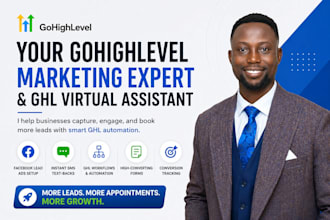 be your gohighlevel social media marketing expert and ghl virtual assistant