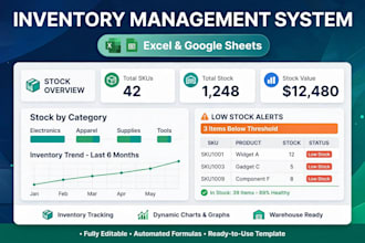 be your inventory manager, store officer and stock management expert in excel
