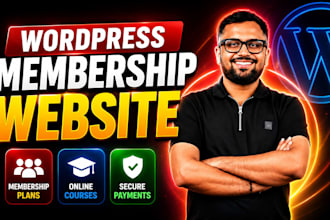 design wordpress membership website wix website ieee membership kajabi website