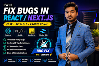 fix react, nextjs, javascript, typescript bugs