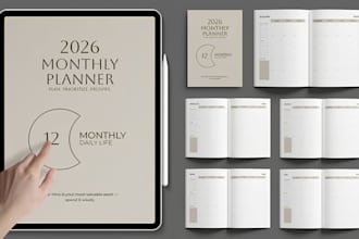 design aesthetic digital planner journal for ipad goodnotes notability etsy