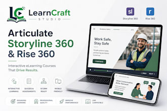create interactive articulate storyline 360 and rise 360 elearning courses