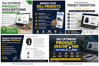 write SEO product descriptions