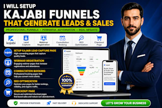 setup kajabi lead capture page ebinal registration consultation booking SEO
