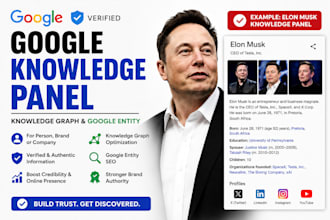 create verified go0gle knowledge panel, knowledge graph and go0gle entity