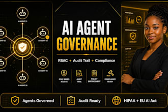 build ai agent governance audit trail rbac compliance hipaa eu ai act