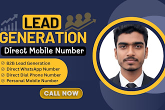 lead generation , data enrichment, direct phone number